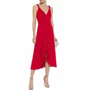 Donna Karan faux wrap dress
